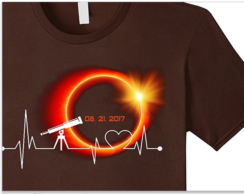 Collectible T-Shirt for the Great American Total Solar Eclipse 2017