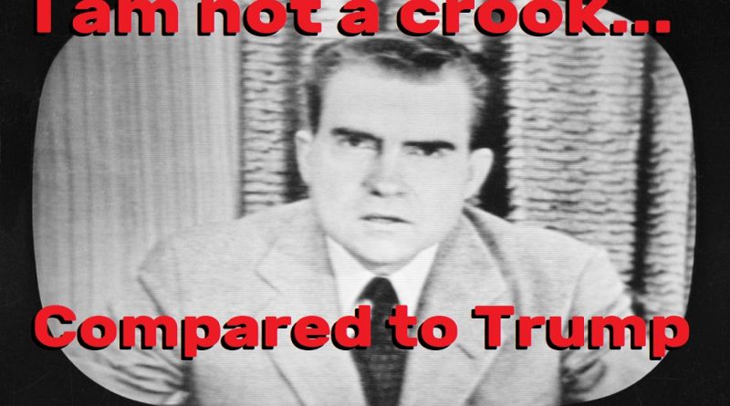 Nixon quit before he got as far as Trump to impeachment and removal