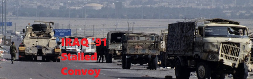 convoy is sitting duck in Iraq, like the russian army invasion of Ukraine